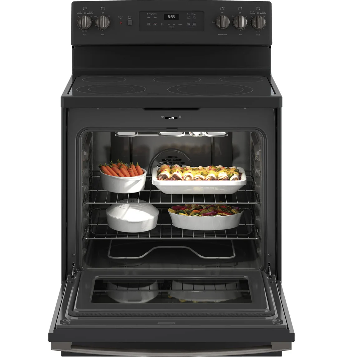 GE JB655FKDS Freestanding Electric Range features