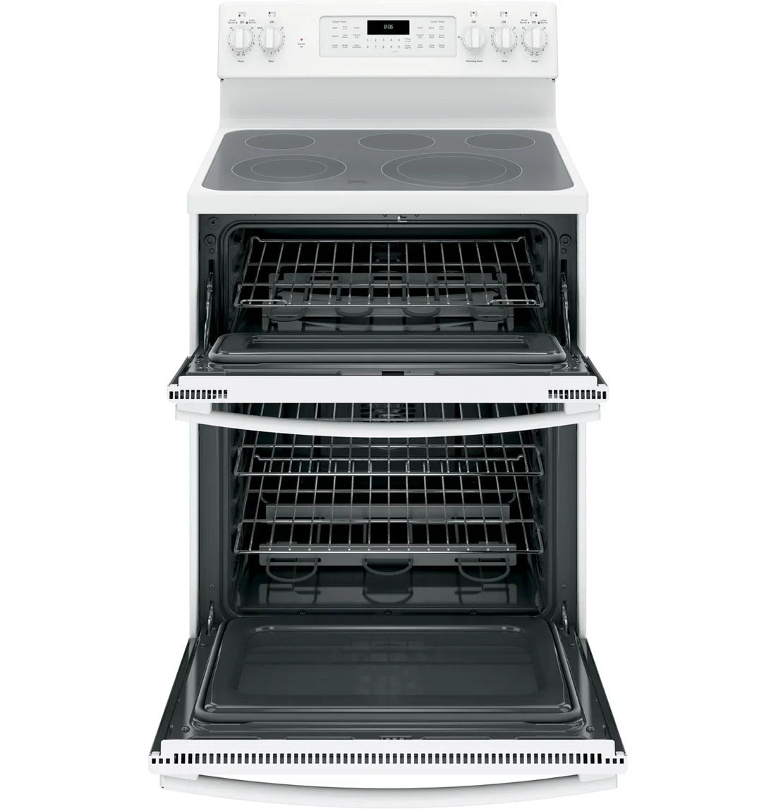 GE JB860DJWW Freestanding Electric Range photo 2