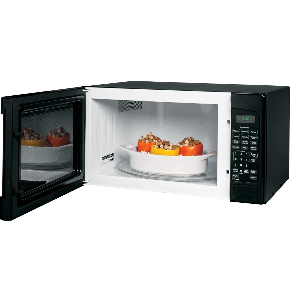 GE JES2051DNBB Countertop Microwave features