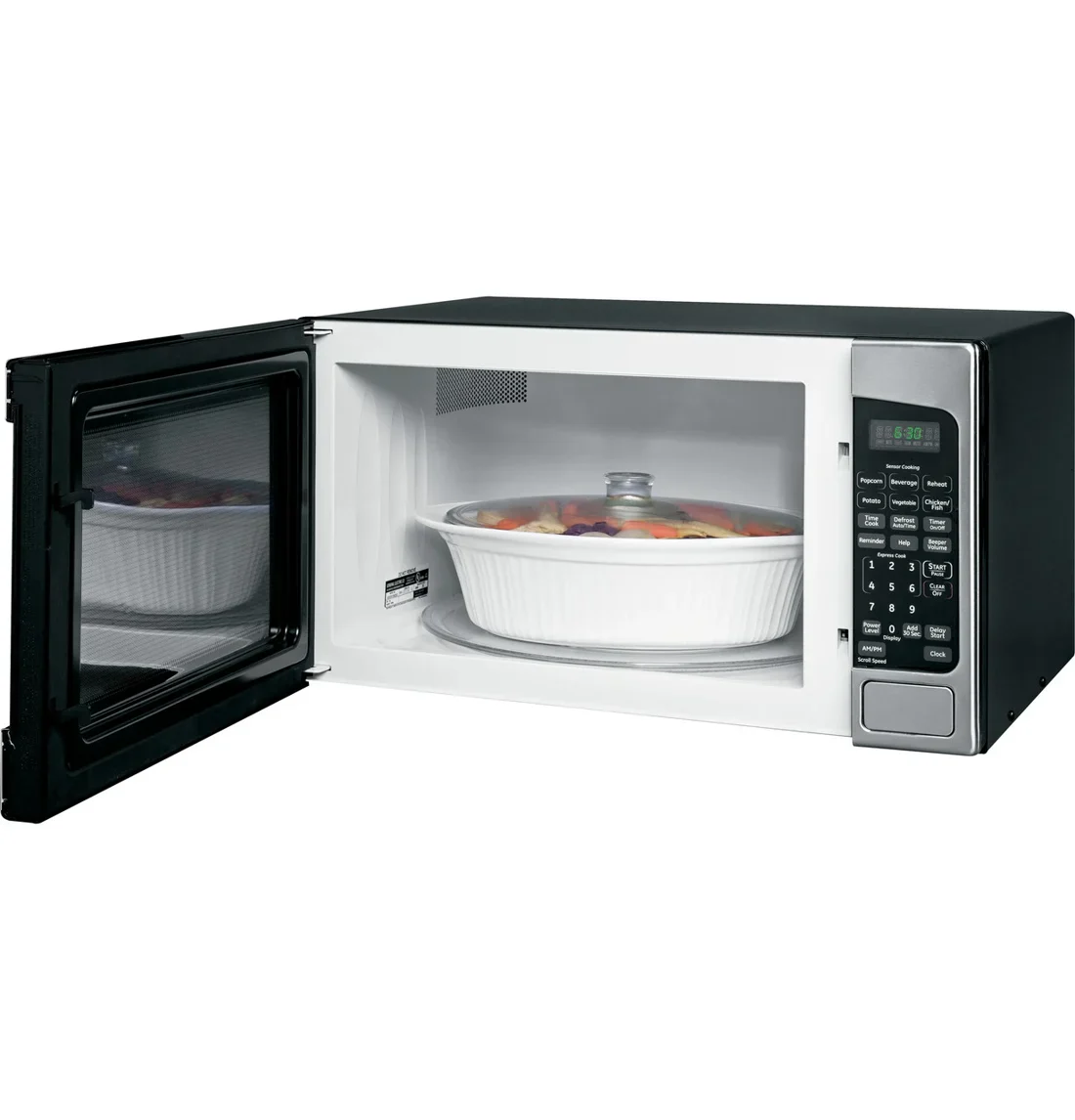 GE JES2051SNSS Countertop Microwave features