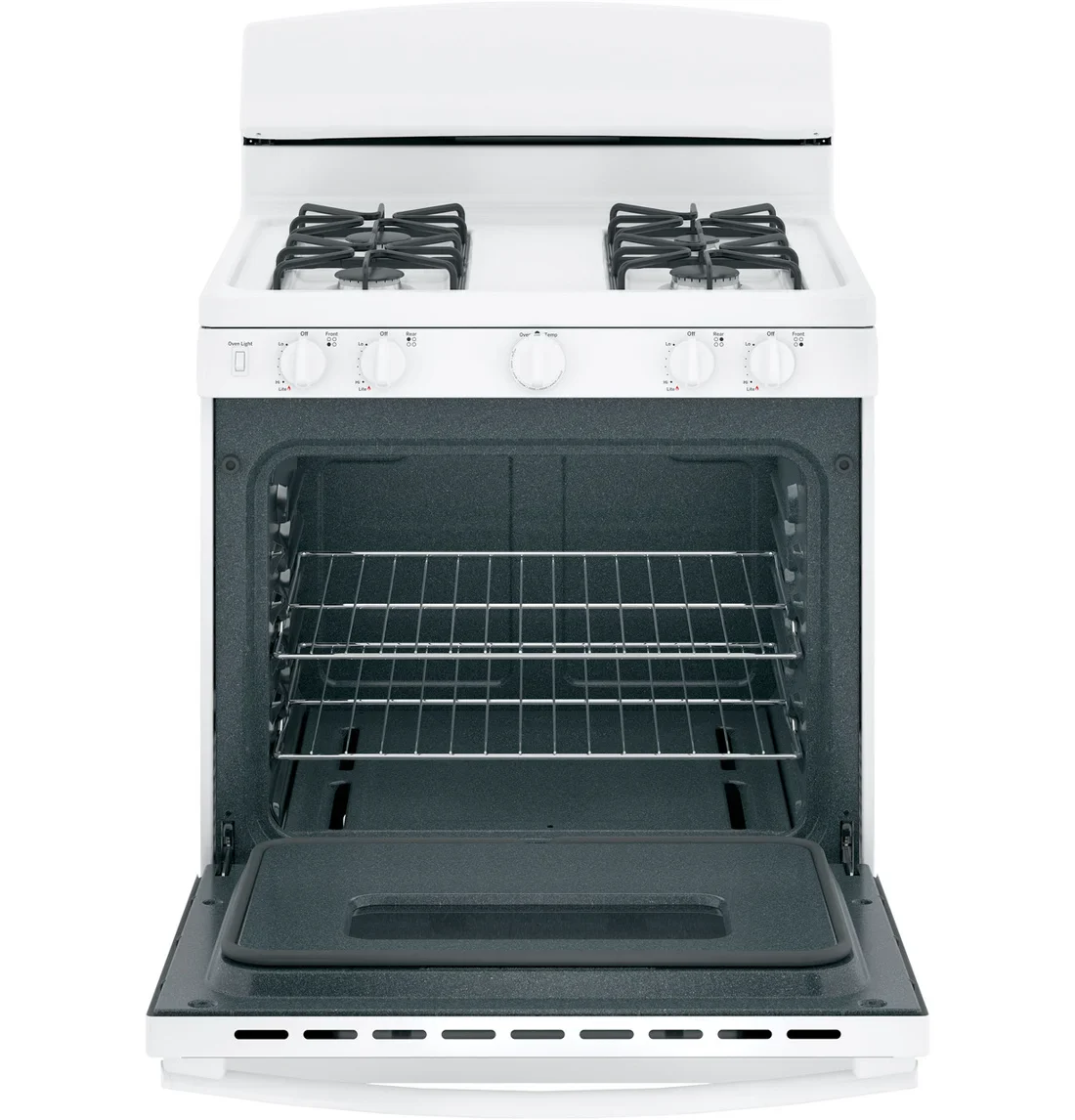 GE JGBS10DEMWW Freestanding Gas Range photo 2