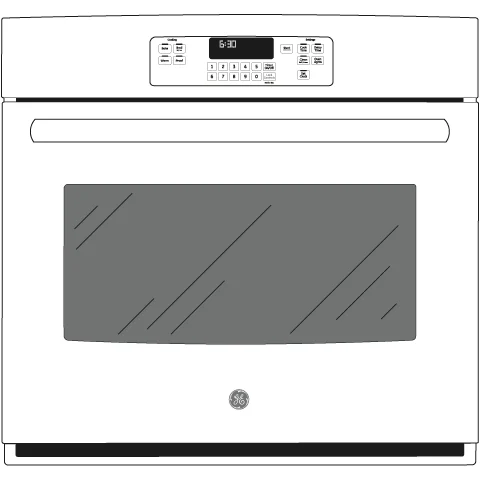 GE JK3000DFWW Electric Wall Oven features