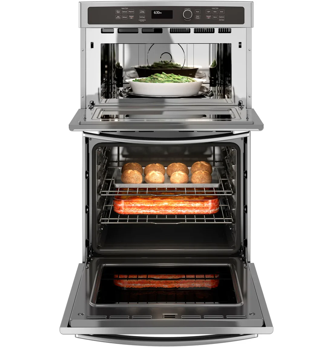GE JK3800SHSS Electric Wall Oven features