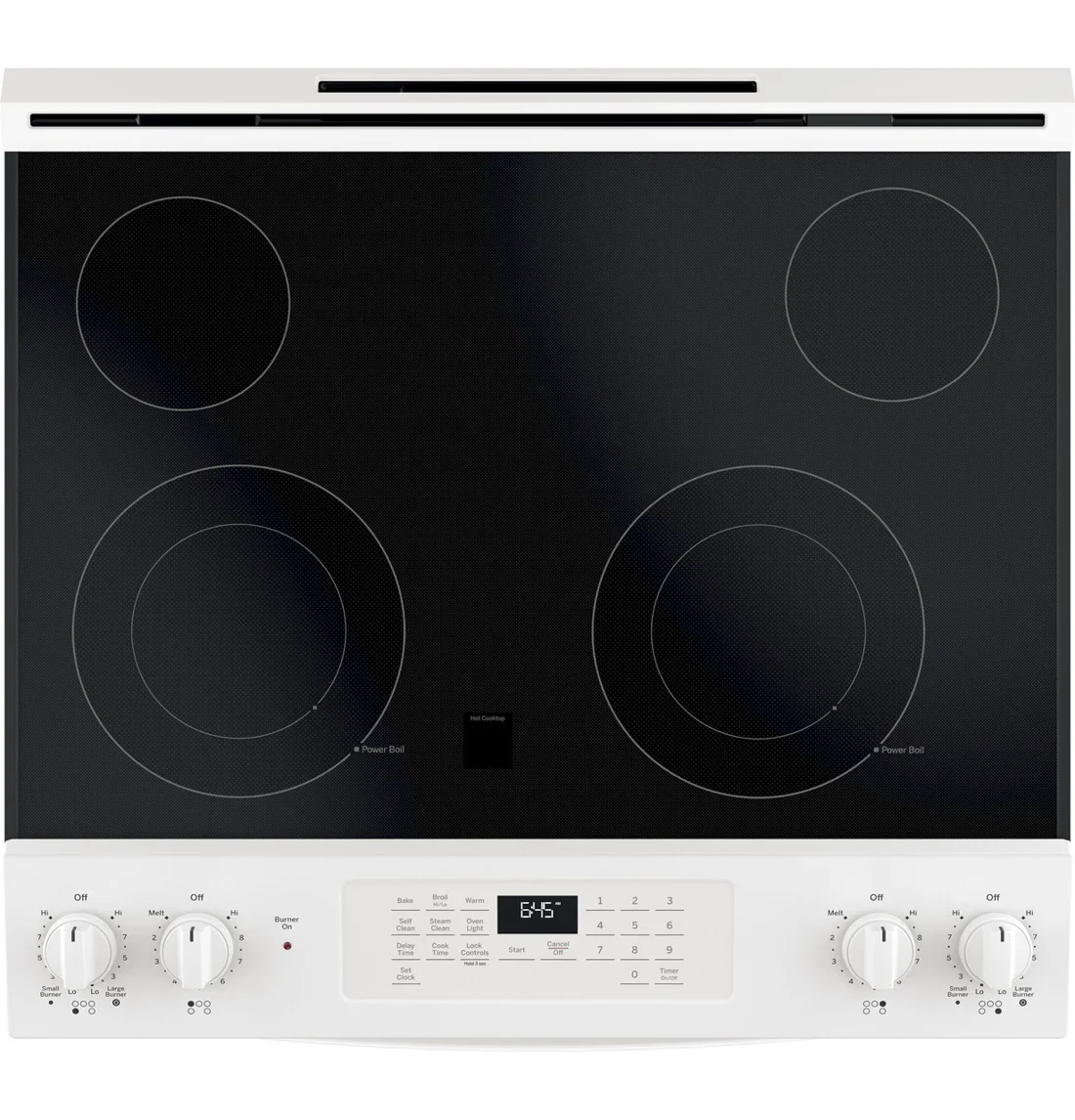 GE JS645DLWW Freestanding Electric Range features