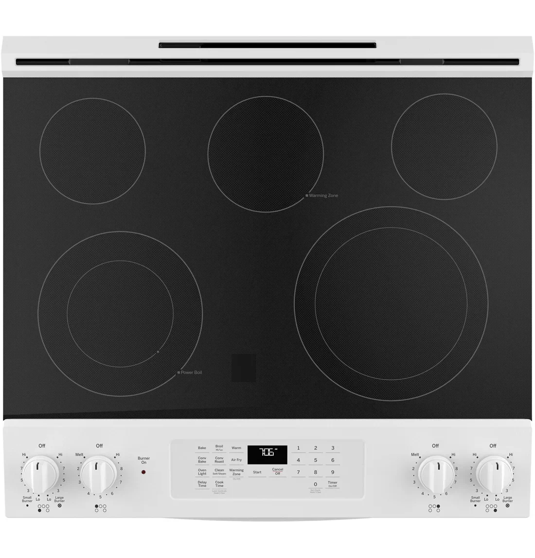 GE JS760DPWW Freestanding Electric Range features