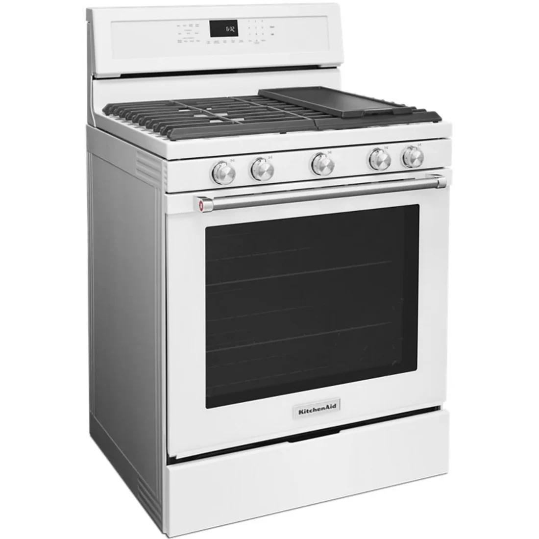 KitchenAid KFGG500EWH Freestanding Gas Range photo 2