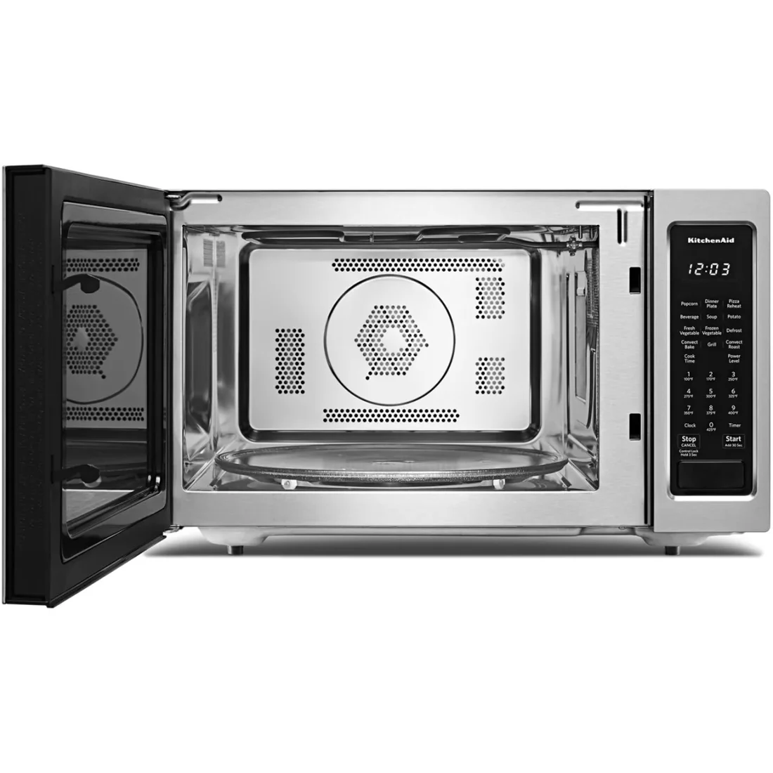 KitchenAid KMCC5015GSS Countertop Microwave features