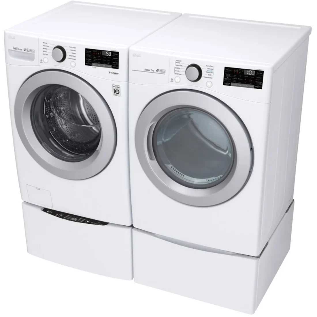 LG DLE3500W Electric Dryer features