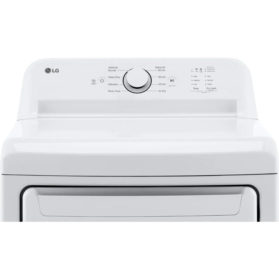 LG DLE6100W Electric Dryer features