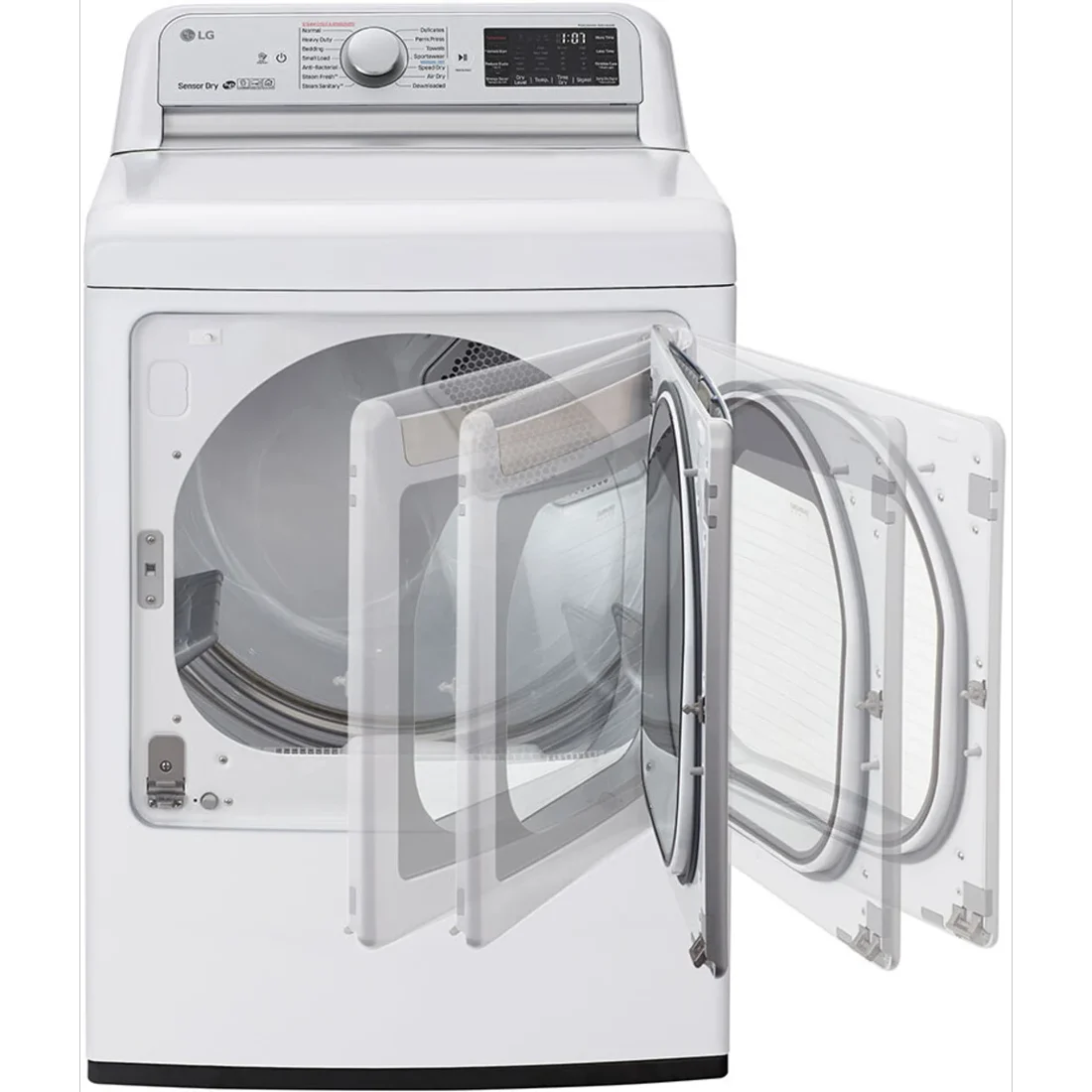 LG DLEX7800WE Electric Dryer features