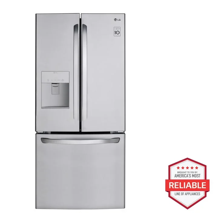 LG LFDS22520S refrigerator at Compare Deals outlet serving Buford GA