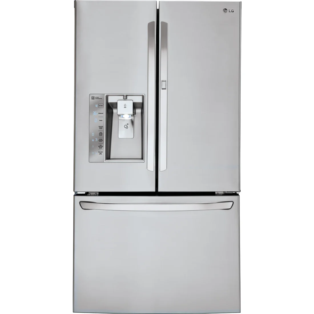 LG LFXS30766S refrigerator at Compare Deals outlet serving Sugar Hill GA