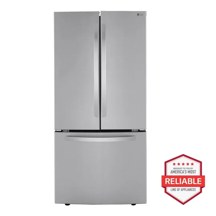 LG LRFCS2503S refrigerator at Compare Deals outlet serving Sugar Hill GA