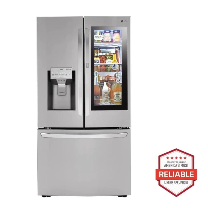 LG LRFVS3006S refrigerator at Compare Deals outlet serving Lawrenceville GA