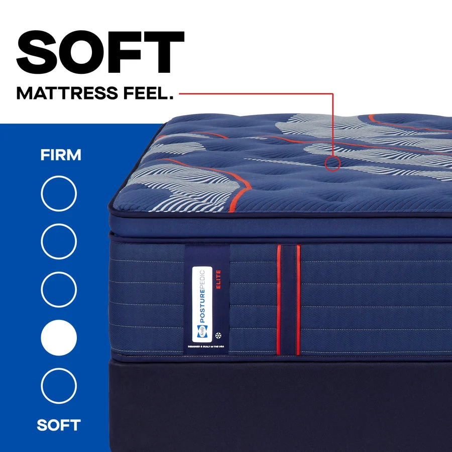 Sealy Posturepedic Elite Spring Brenham II Soft Euro Pillow Top mattress — Compare Deals mattress outlet serving Grayson GA