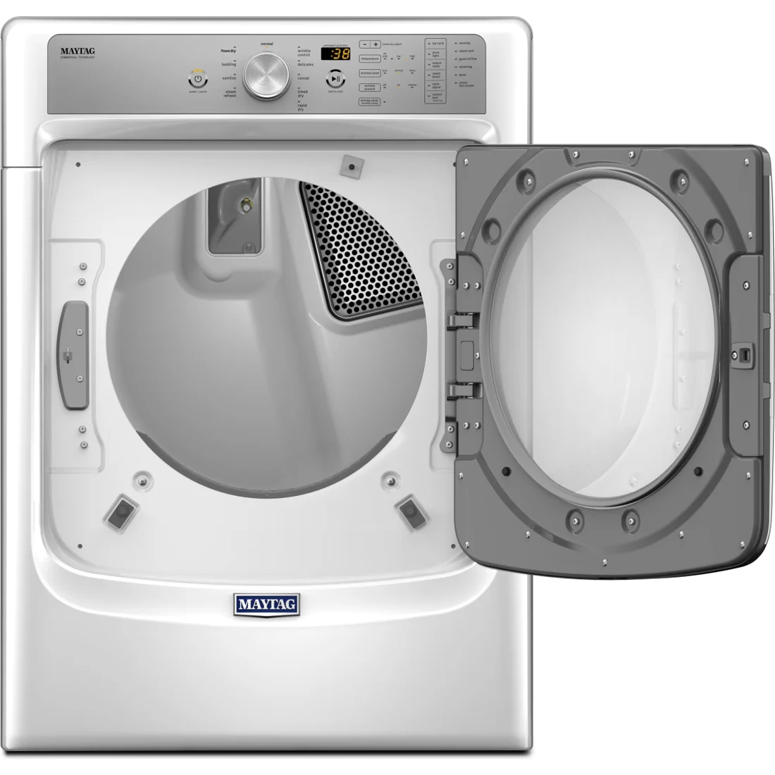 Maytag MED8200FW Electric Dryer features
