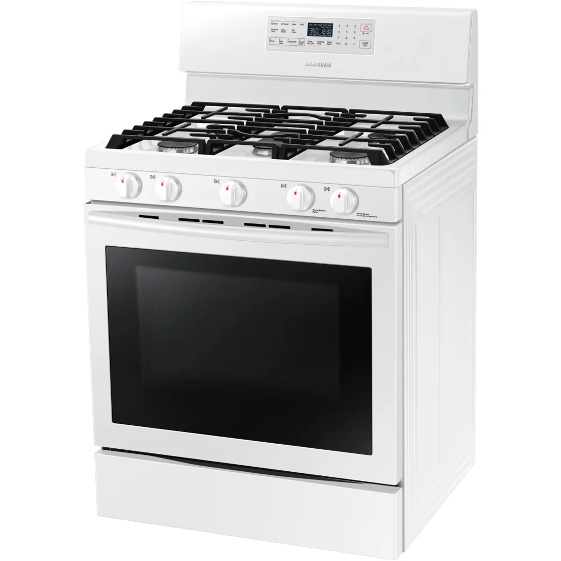 Samsung NX58M5600SW Freestanding Gas Range features