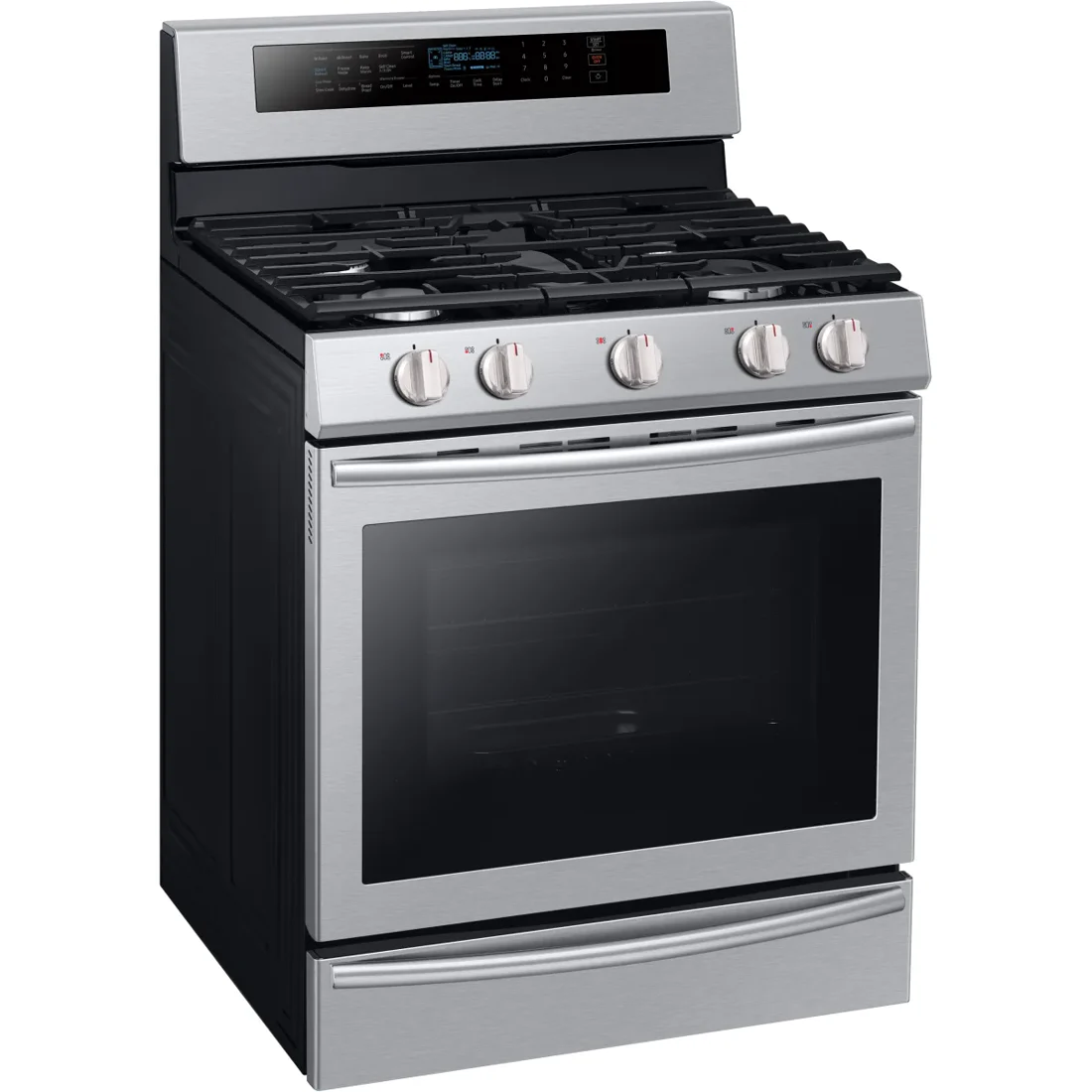 Samsung NX58M6650WS Freestanding Gas Range photo 2