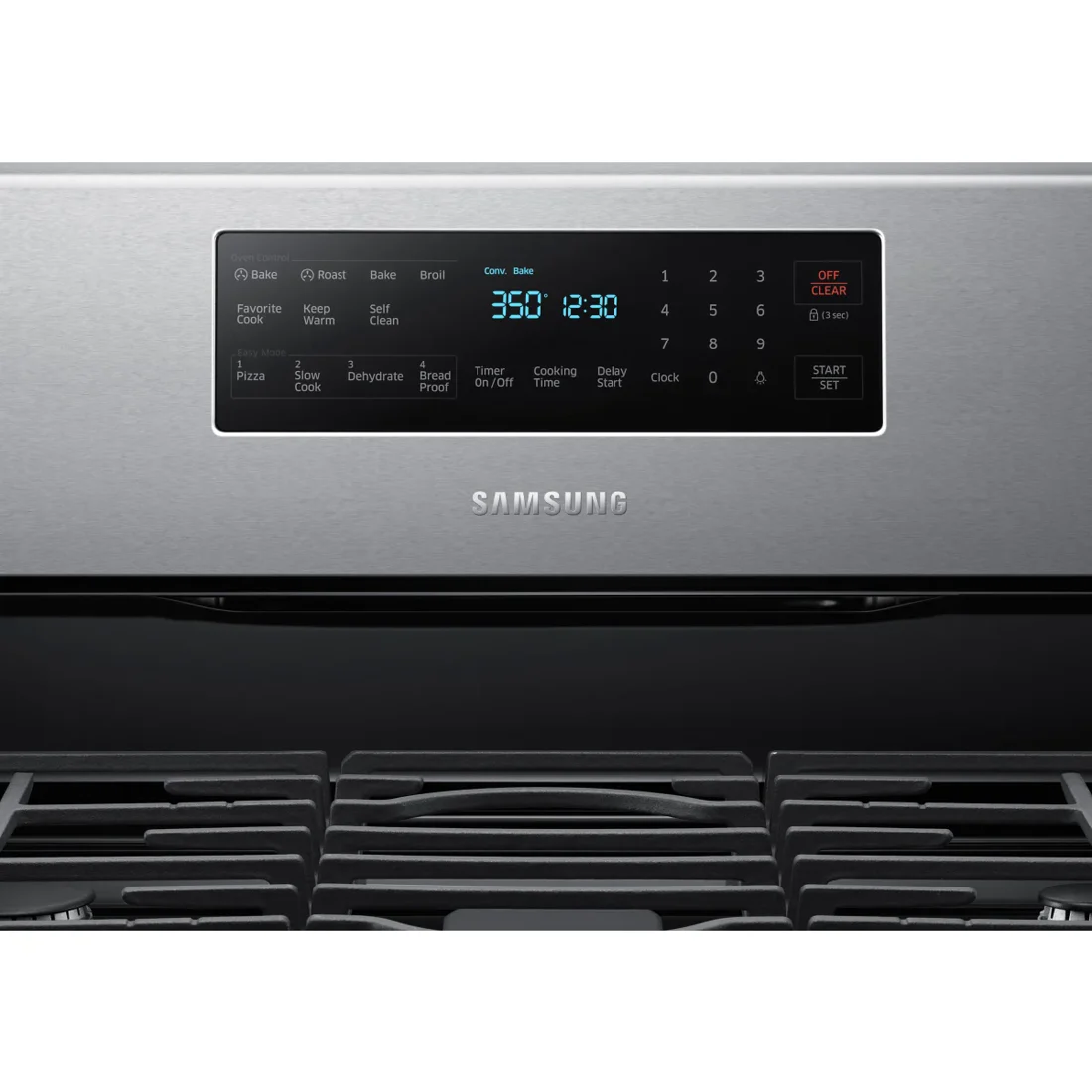 Samsung NX58T7511SS Freestanding Gas Range features