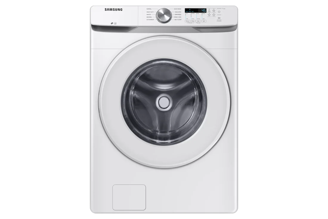 washer not draining Buford — Samsung WF45T6000AW washer at Compare Deals