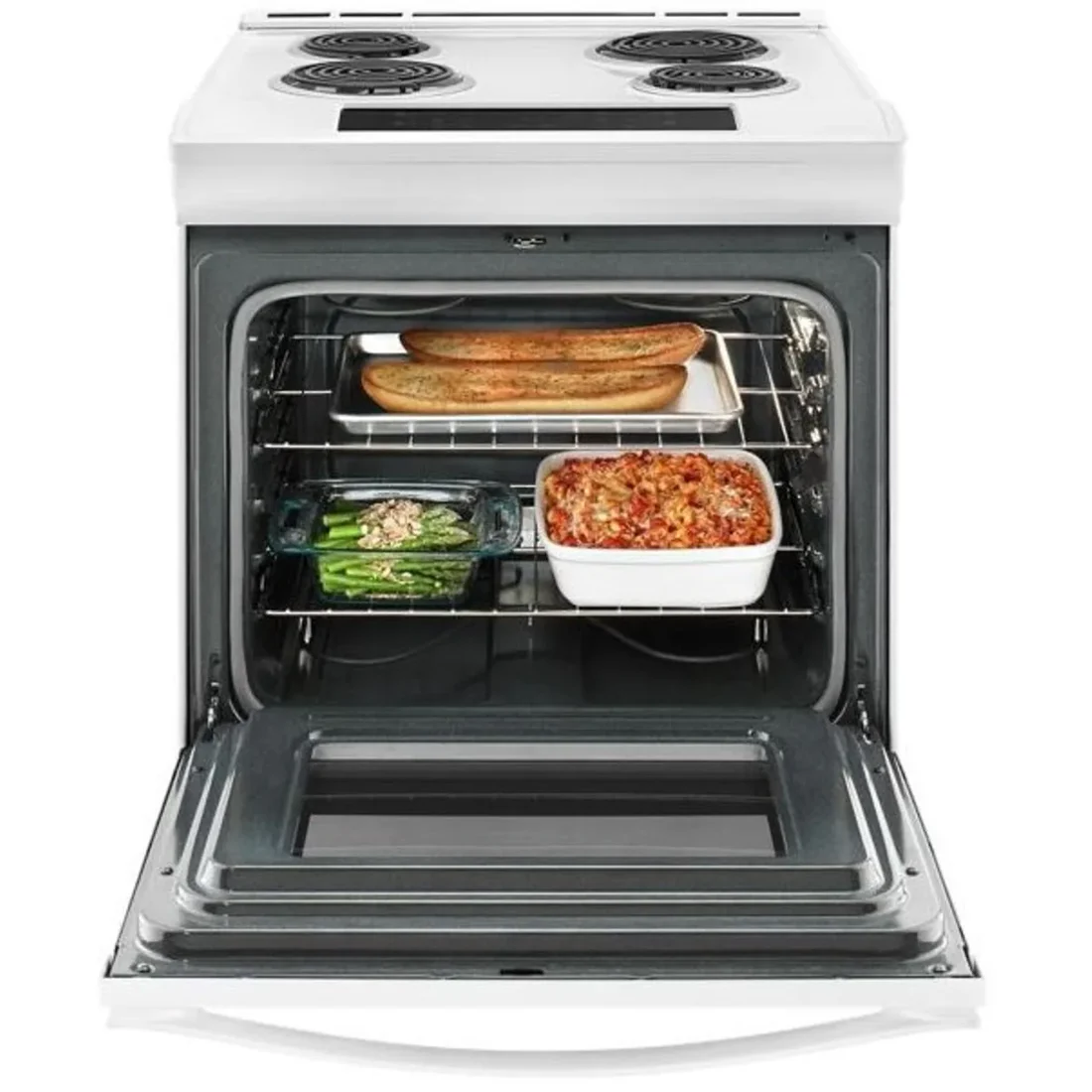 Whirlpool WEC310SAGW Freestanding Electric Range features