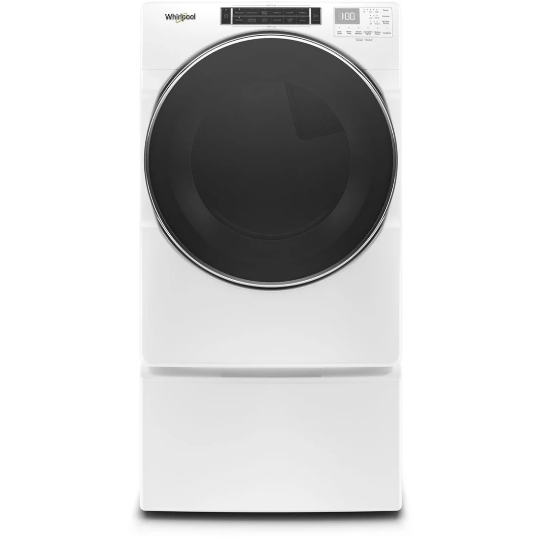 Whirlpool WED8620HW Electric Dryer features