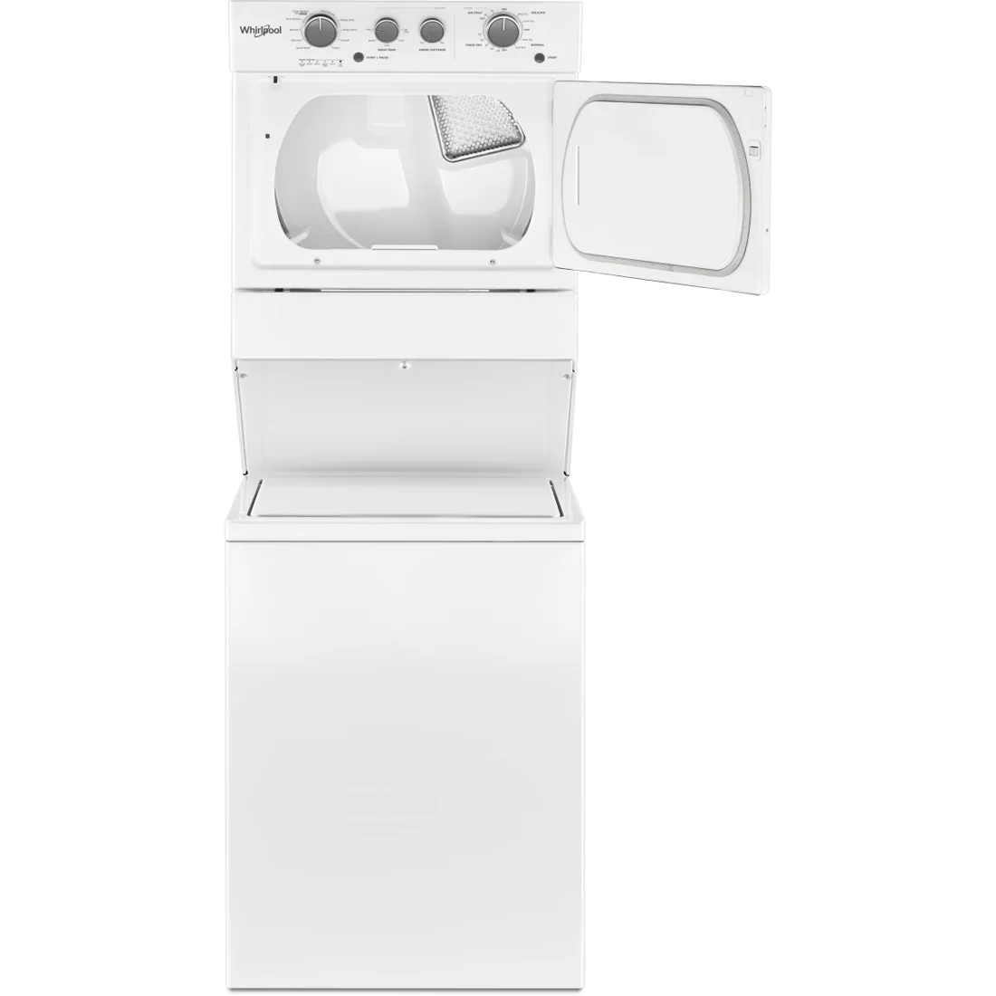 Whirlpool WET4027HW Laundry Center features