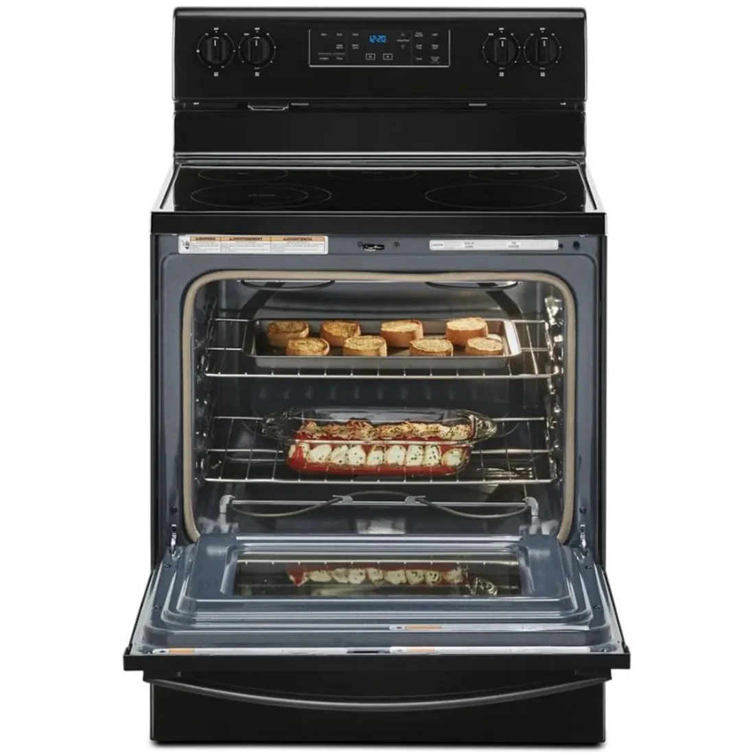 Whirlpool WFE525S0JB Freestanding Electric Range features