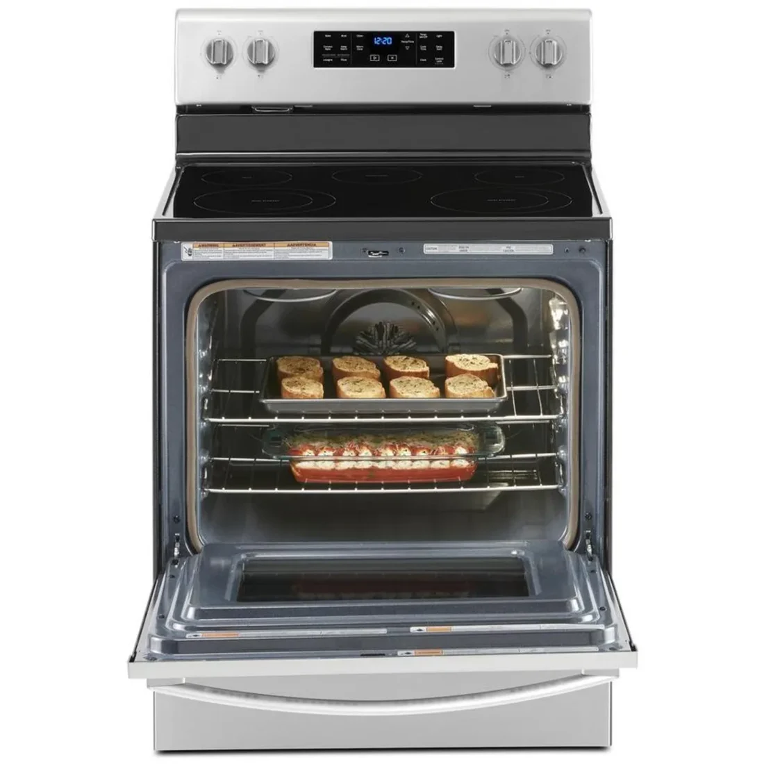 Whirlpool WFE535S0JS Freestanding Electric Range features