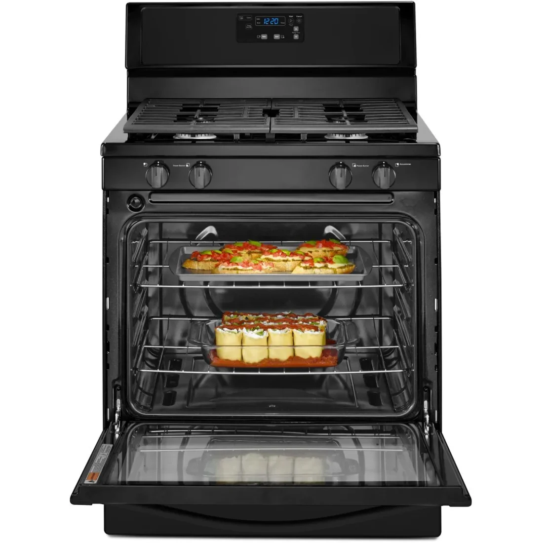 Whirlpool WFG320M0BB Freestanding Gas Range features