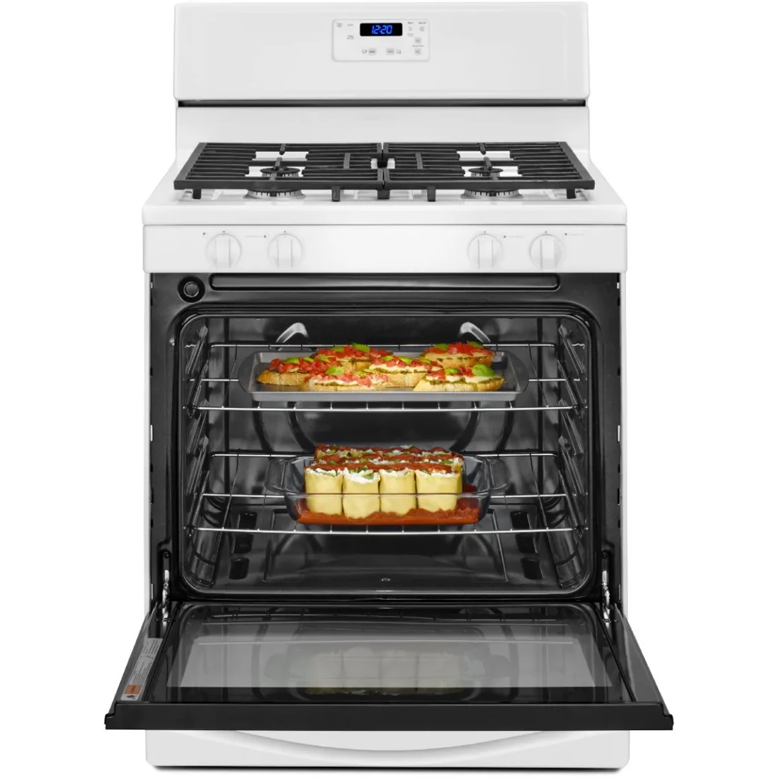 Whirlpool WFG320M0BW Freestanding Gas Range features