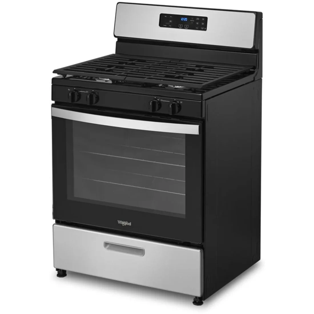 Whirlpool WFG320M0MS Freestanding Gas Range features