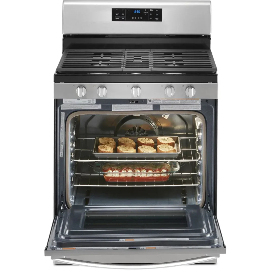 Whirlpool WFG535S0JZ Freestanding Gas Range features
