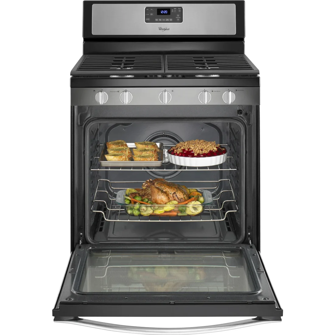 Whirlpool WFG540H0ES Freestanding Gas Range features