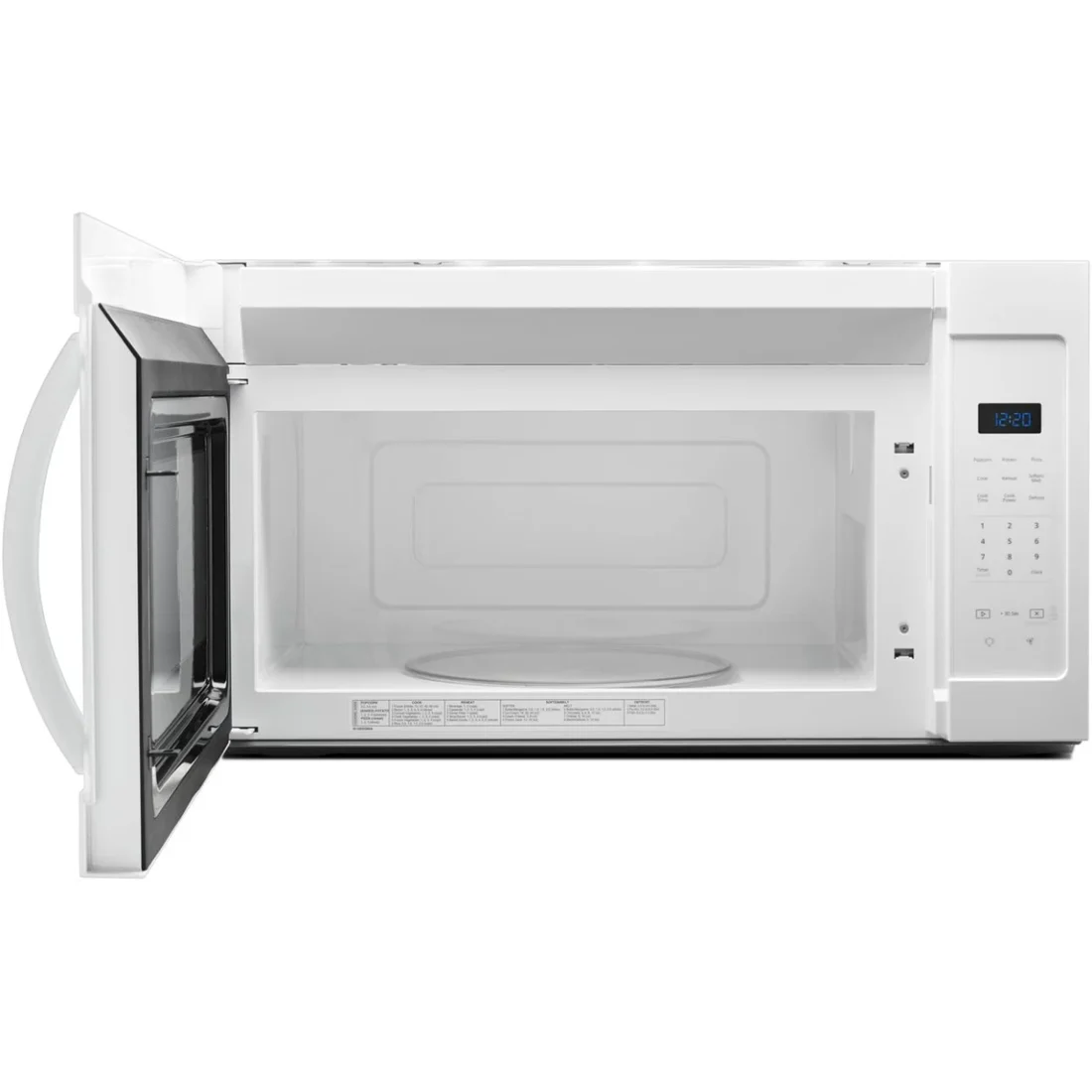 Whirlpool WMH31017HW Over-the-Range Microwave features