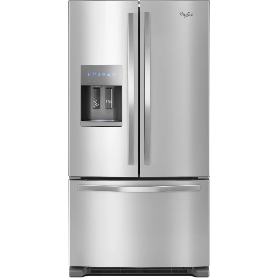 Whirlpool WRF555SDFZ refrigerator at Compare Deals outlet serving Riverdale GA