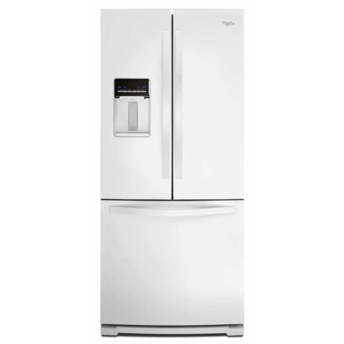 Whirlpool WRF560SEYW refrigerator at Compare Deals outlet serving Riverdale GA