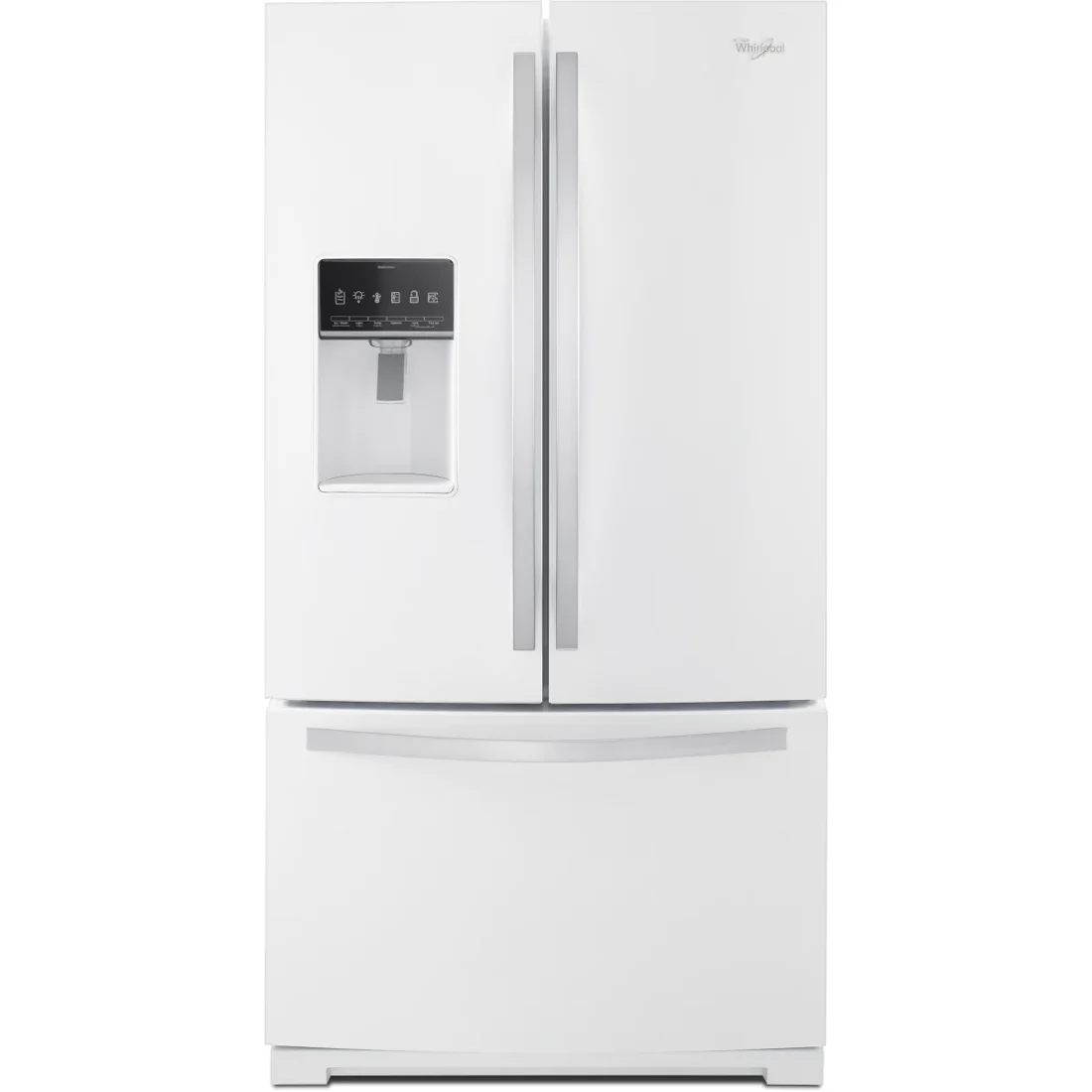 Whirlpool WRF757SDEH refrigerator at Compare Deals outlet serving Riverdale GA