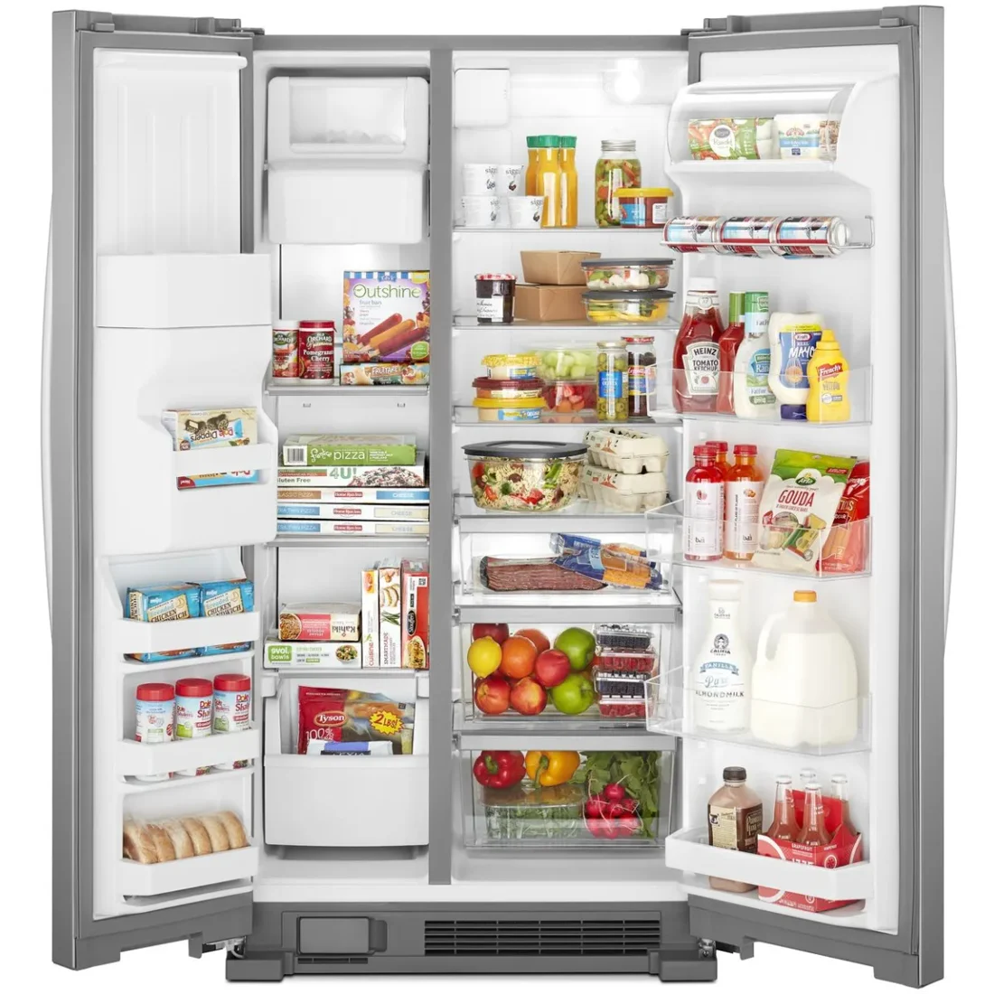 Whirlpool WRS321SDHZ Side-by-Side Refrigerator features