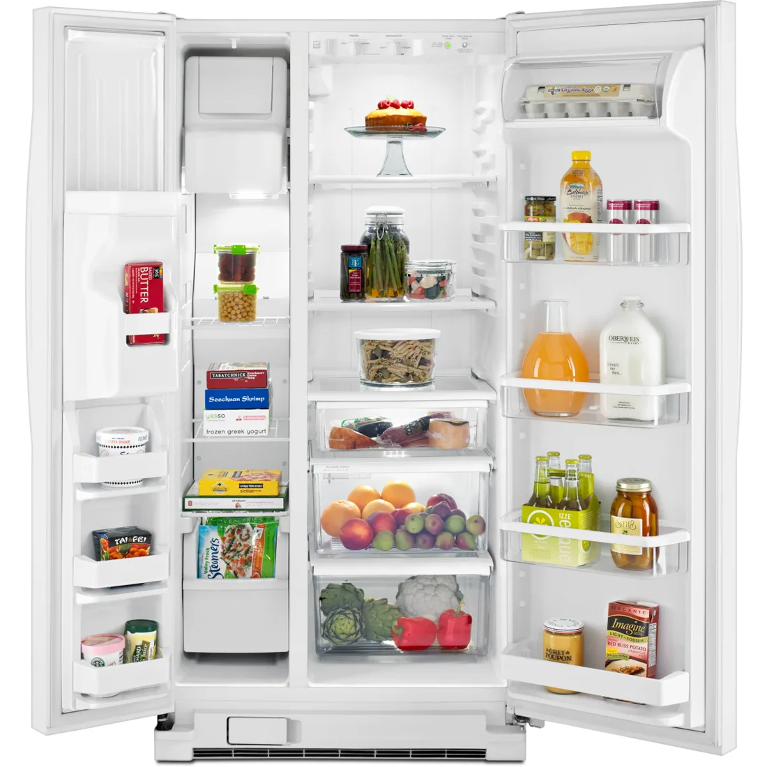 Whirlpool WRS322FDAW Side-by-Side Refrigerator features