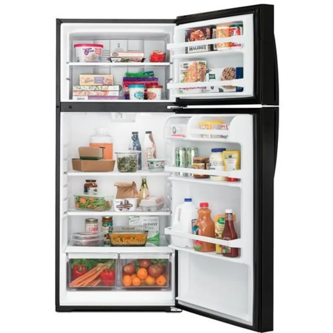 Whirlpool WRT106TFDB Top-Freezer Refrigerator features