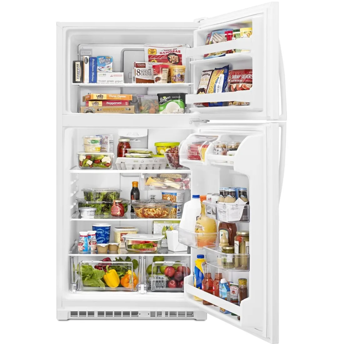 Whirlpool WRT311FZDW Top-Freezer Refrigerator features