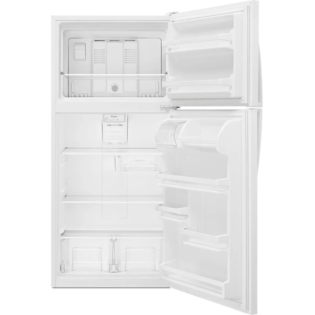 Whirlpool WRT318FZDW Top-Freezer Refrigerator features